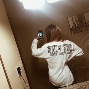 victoria’s secret PINK fleece long sleeve